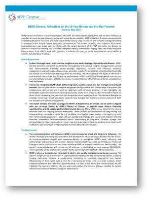 Reflection on the 10 year