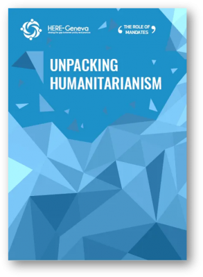 Unpacking humanitarianism cover